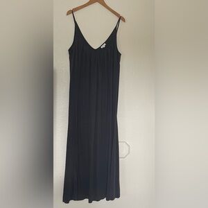 Z Supply Organic Cotton Black Maxi Dress
